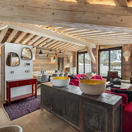 Apartamento Superbe Penthouse Face Aux Pistes, 5 Avec Salle De Bain, Cheminee, Jusqu'a 10 Personnes - Fr-1-844-8 *