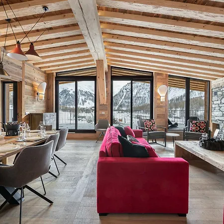 Apartamento Superbe Penthouse Face Aux Pistes, 5 Avec Salle De Bain, Cheminee, Jusqu'a 10 Personnes - Fr-1-844-8 *